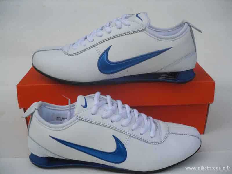 Nike Shox R2 Mens Blanc Marine